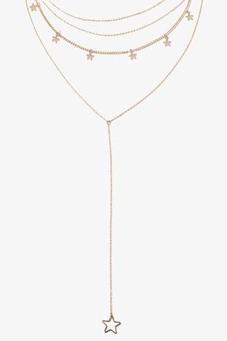 Forever21 Layered Star Charm Necklace
