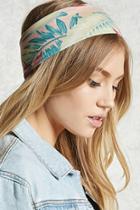 Forever21 Wide Foliage Headwrap