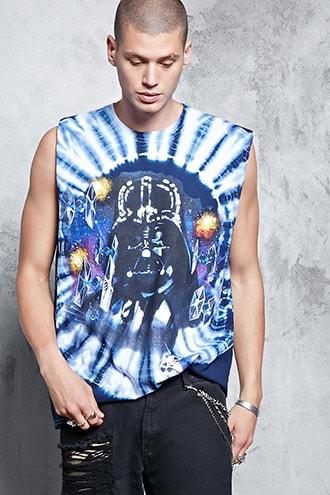 Forever21 Tie-dye Darth Vader Graphic Tee