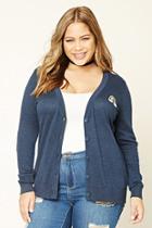 Forever21 Plus Size Patch Cardigan