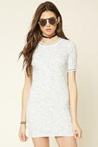 Forever21 Women's  Varsity-striped Space Dye Dress