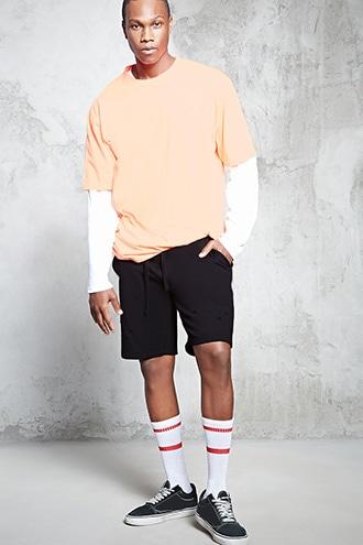 Forever21 Distressed Knit Shorts
