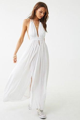 Forever21 Boho Me Tassel & Bell Halter Dress