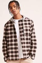 Forever21 Plaid Flannel Combo Hoodie