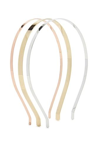 Forever21 Gold & Silver Metallic Headband Set