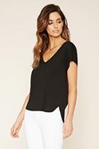 Forever21 Contemporary Cutout-back Top