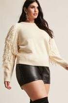 Forever21 Plus Size Fringe Sleeve Sweater