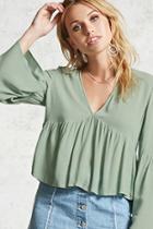 Forever21 Bell-sleeve Top