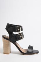 Forever21 Qupid Faux Suede Strappy Heels