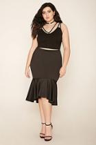 Forever21 Plus Women's  Plus Size Drop Waist Skirt
