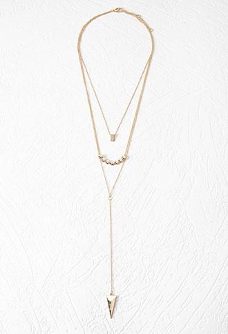 Forever21 Geo Necklace Set