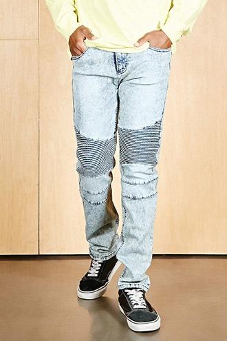 Forever21 Young & Restless Moto Jeans