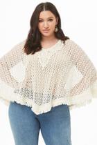 Forever21 Plus Size Crochet Poncho