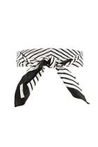 Forever21 Satin Striped Headwrap