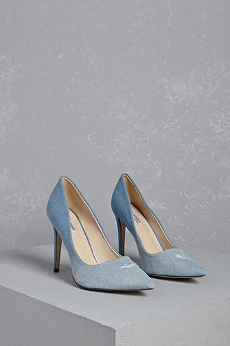 Forever21 Ombre Denim Pumps