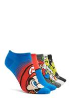 Forever21 Super Mario Graphic Ankle Socks - 5 Pack