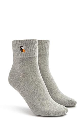 Forever21 Owl Crew Socks