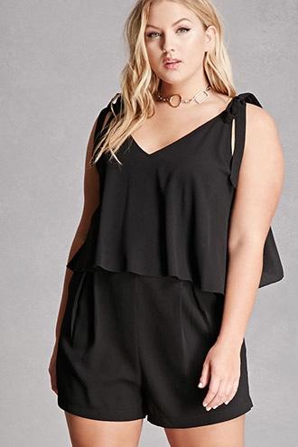 Forever21 Plus Size Split Back Romper