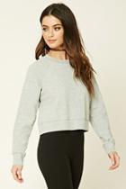 Forever21 Women's  French Terry Knit Pullover
