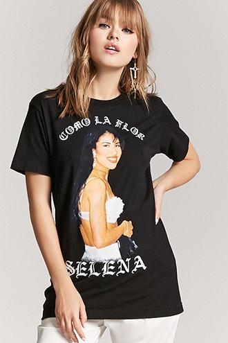 Forever21 Como La Flor Selena Graphic Tee