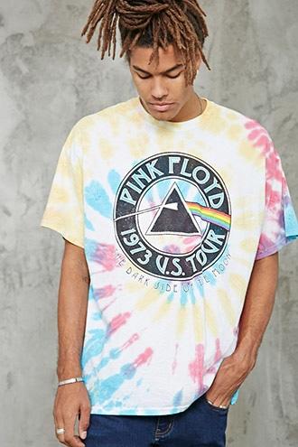 Forever21 Tie Dye Pink Floyd Band Tee