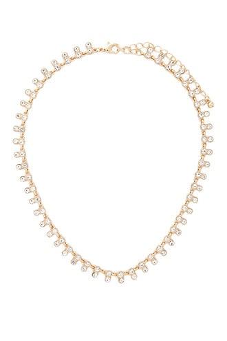 Forever21 Rhinestone Chain-link Necklace