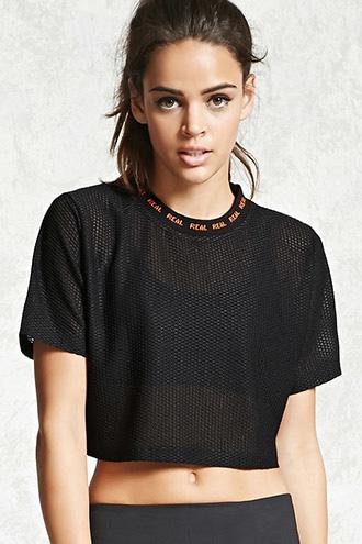 Forever21 Active Real Graphic Top