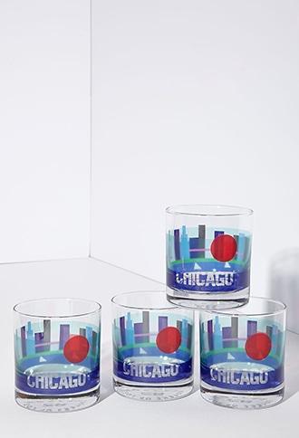 Forever21 Sisters Of Los Angeles Chicago Rocks Glasses Set