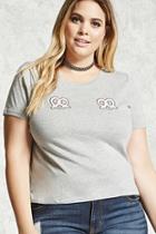 Forever21 Plus Size Pretzel Graphic Tee