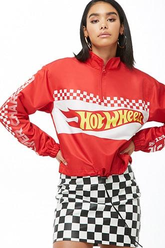 Forever21 Hot Wheels Pullover Windbreaker