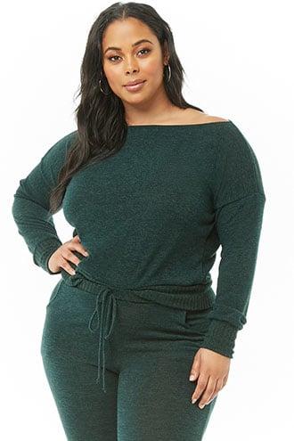 Forever21 Plus Size Boat Neck Top