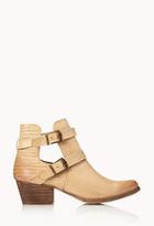Forever21 Western Cutout Booties