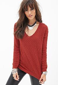Forever21 Classic Slub Knit Sweater