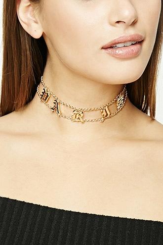 Forever21 Paris Chain Choker