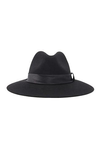 Forever21 Satin-trim Wool Fedora