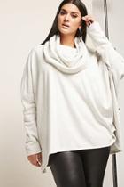 Forever21 Plus Size Marled Cowl-neck Top