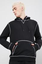 Forever21 Contrast-stitch Drawstring Hoodie