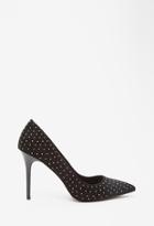 Forever21 Women's  Studded Faux Suede Pumps