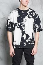 Forever21 Bleach Wash Drop-shoulder Tee