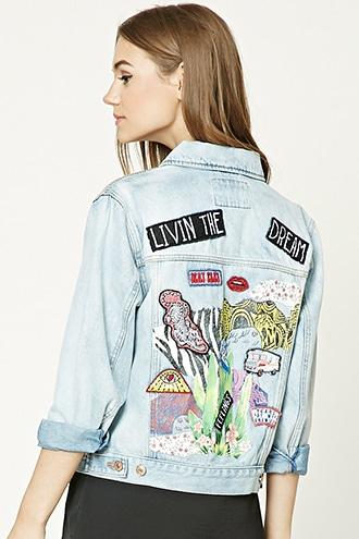 Forever21 Living The Dream Denim Jacket