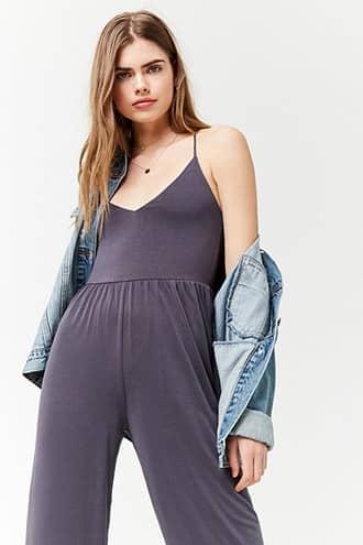 Forever21 Faded Gauchos Jumpsuit