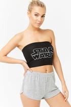 Forever21 Star Wars Pajama Crop Tube Top