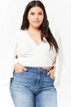 Forever21 Plus Size Ruffle Wrap Top