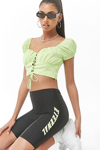 Forever21 Stretch Biker Shorts