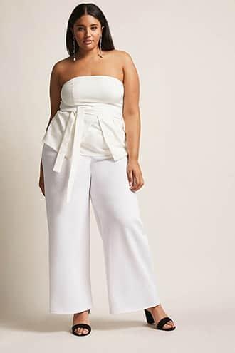 Forever21 Plus Size Belted Tube Top