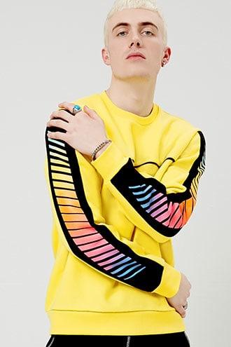 Forever21 Graphic Fleece Sweatshirt