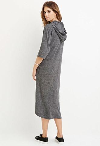 Love21 Hooded Midi Dress