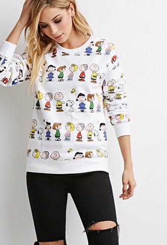 Forever21 Peanuts Graphic Sweater