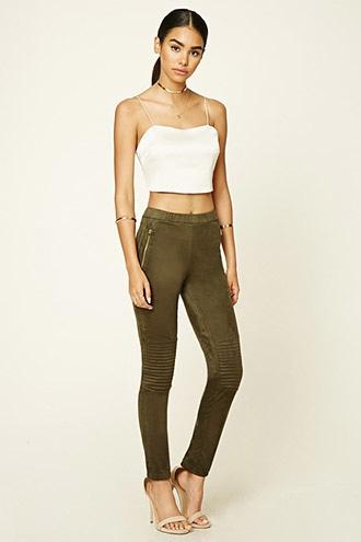 Forever21 Faux Suede Leggings