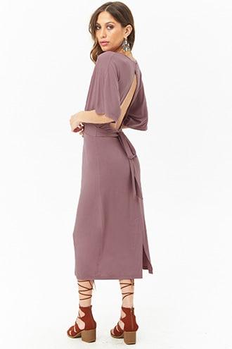 Forever21 Anm Plunging Cutout Dress